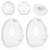 Lot de 2 collecteurs de lait milky simple 60 ml avec mesurette, stérilisables et sans bpa Transparent 1 - vertbaudet enfant 