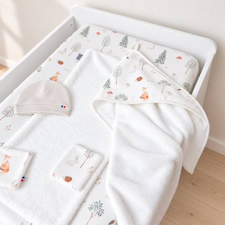 Set housse de matelas à langer + tapis de change forest Écru 4 - vertbaudet enfant 