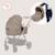 Poussette 3en1 greet avec nacelle, siège-auto astrid lite i-size, canopy upf50+ et accessoires Beige taupe+Black onyx 4 - vertbaudet enfant 