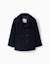 Manteau à effet laine avec poches devant Bleu foncé 1 - vertbaudet enfant 