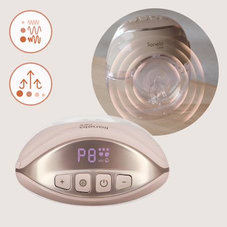 Tire-lait double mains libres fidi free slim duo 3 phases avec 8 niveaux et autonomie 3 h Pink 3 - vertbaudet enfant 