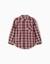 Chemise en coton à manches longues à carreaux you&me - collection Noël Rouge foncé 2 - vertbaudet enfant 