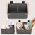 Organisateur de lit bébé sidepocket imperméable avec 3 compartiments et fermeture zippée Beige+Black+Grey 14 - vertbaudet enfant 