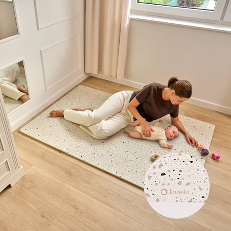 Tapis d’éveil puzzle yoka 173 x 118 cm en mousse xpe, réversible, antidérapant et sans odeur Beige 6 - vertbaudet enfant 