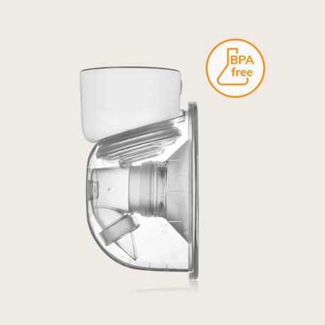 Tire-lait sans fil mains libres fidi free simple avec 9 niveaux, 5 téterelles et autonomie 180 min Transparent 6 - vertbaudet enfant 