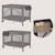 Organisateur de lit bébé sidepocket imperméable avec 3 compartiments et fermeture zippée Beige+Black+Grey 15 - vertbaudet enfant 
