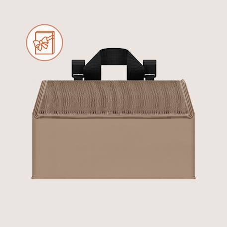 Organisateur de lit bébé sidepocket imperméable avec 3 compartiments et fermeture zippée Beige+Black+Grey 6 - vertbaudet enfant 