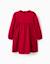 Robe en sergé à manches longues avec motif étoile en velours Rouge 1 - vertbaudet enfant 