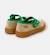 Ballerines fille cuir kiddo Vert brun clair 004 4 - vertbaudet enfant 