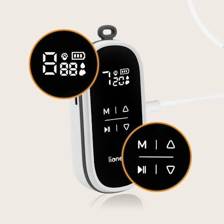 Tire-lait double mains libres twee free 3 phases avec 9 niveaux et autonomie jusqu’à 120 min White 6 - vertbaudet enfant 