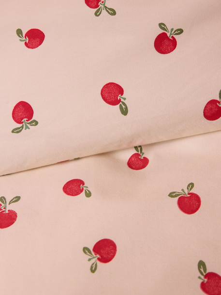 Housse de couette percale de coton 'lady apple' Rouge 2 - vertbaudet enfant 