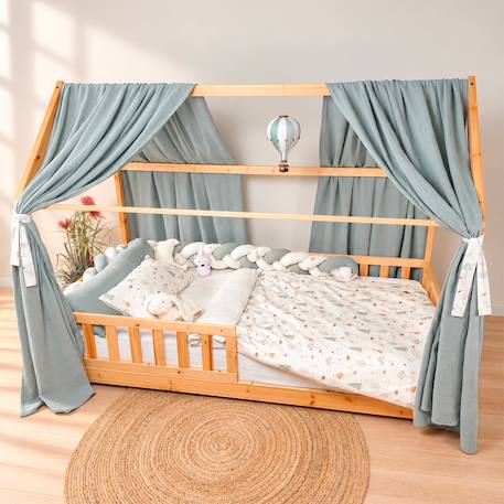 Parure de lit réversible forest Écru 4 - vertbaudet enfant 