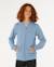 Sweat à capuche zippé hazey days garçon Bleu marine foncé+Denim délavé 7 - vertbaudet enfant 