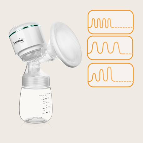 Tire-lait sans fil fidi plus 3 phases avec 9 niveaux, minuteur et autonomie 150 min Transparent 2 - vertbaudet enfant 