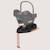 Base isofix pivotante 180° astrid i-size base plus avec jambe de force et indicateurs d’installation Black 4 - vertbaudet enfant 