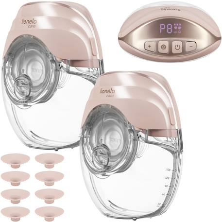 Tire-lait double mains libres fidi free slim duo 3 phases avec 8 niveaux et autonomie 3 h Pink 1 - vertbaudet enfant 