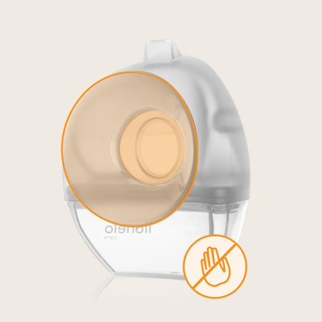 Collecteur de lait 2en1 milky avec fonction tire-lait manuel, capacité 60 ml et forme anatomique Transparent 3 - vertbaudet enfant 