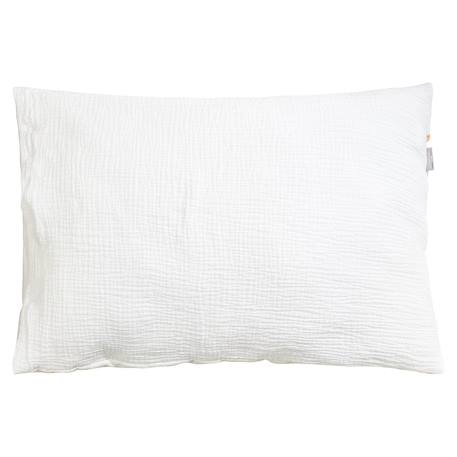 Taie d'oreiller en satin de coton réversible forest Écru 3 - vertbaudet enfant 