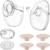 Kit de pièces de rechange pour tire-laits fidi free slim et fidi free slim duo avec téterelles 17-24 mm Transparent 1 - vertbaudet enfant 