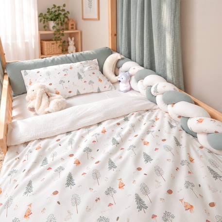 Housse de couette réversible forest Écru 2 - vertbaudet enfant 