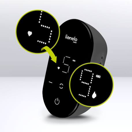 Tire-lait électrique double twee go 2 phases avec 9 niveaux d’aspiration, 5 niveaux de massage et écran led Grey concrete 4 - vertbaudet enfant 
