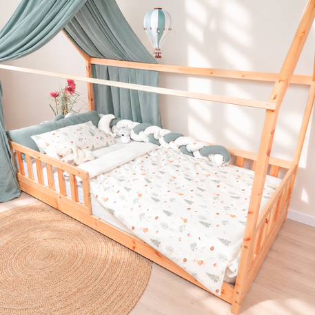 Parure de lit réversible forest Écru 3 - vertbaudet enfant 