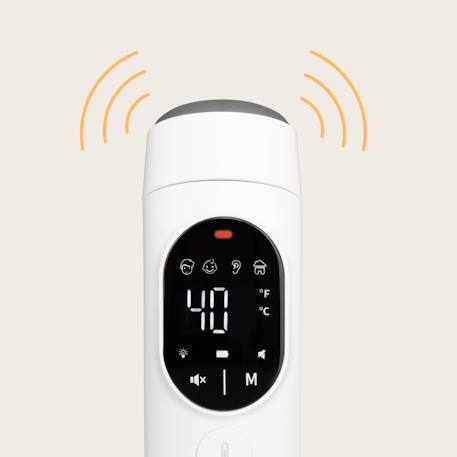 Thermomètre infrarouge sans contact feverscan avec mesure en 1 seconde, 4 modes et mémoire de 40 mesures White 5 - vertbaudet enfant 