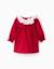 Robe en sergé à manches longues avec motif étoile en velours Rouge 1 - vertbaudet enfant 