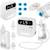 Aspirateur nasal électrique babyair flow sans fil avec 9 niveaux d’aspiration, veilleuse et 3 embouts White 1 - vertbaudet enfant 