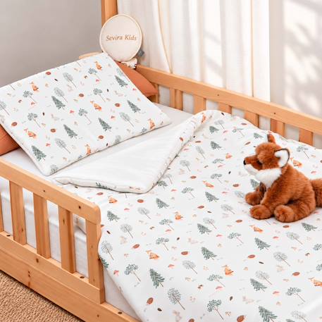 Couette et oreiller enfant prêt à dormir forest Écru 1 - vertbaudet enfant 
