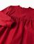 Robe en sergé à manches longues avec motif étoile en velours Rouge 4 - vertbaudet enfant 