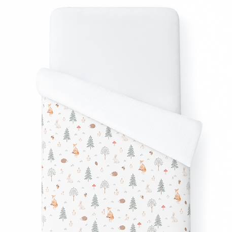 Housse de couette réversible forest Écru 1 - vertbaudet enfant 