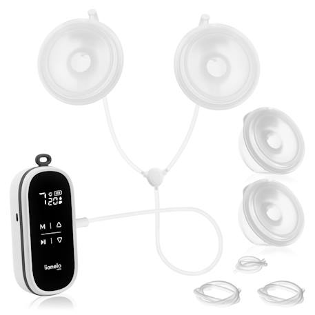 Tire-lait double mains libres twee free 3 phases avec 9 niveaux et autonomie jusqu’à 120 min White 1 - vertbaudet enfant 