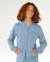 Sweat à capuche zippé hazey days garçon Bleu marine foncé+Denim délavé 12 - vertbaudet enfant 