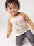 T-shirt bébé manches longues avec imprimé placé devant curry+marine 1 - vertbaudet enfant 