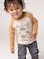 T-shirt bébé manches longues avec imprimé placé devant curry+marine 2 - vertbaudet enfant 