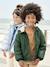 Coupe-vent garçon doublé sherpa à capuche caramel+marine+olive+vert 23 - vertbaudet enfant 