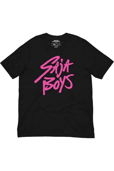 T-shirt saja boys Kpop Demon Hunters Noir / rose+Rose clair+Violet 1 - vertbaudet enfant 