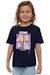 T-shirt Kpop Demon Hunters - Rumi - huntrix Bleu clair+Bleu marine+Rose clair+Violet 10 - vertbaudet enfant 