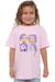 T-shirt Kpop Demon Hunters - Rumi - huntrix Bleu clair+Bleu marine+Rose clair+Violet 16 - vertbaudet enfant 