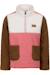 Haut col montant zippé motif/style blocs de couleurs mitta Bleu marine+Corail 7 - vertbaudet enfant 