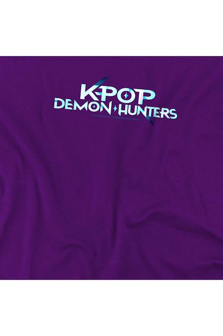 T-shirt enfant K-pop Demon hunters Bleu marine+Charbon+Noir+Violet 20 - vertbaudet enfant 
