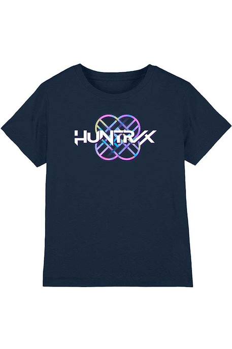 T-shirt K-pop Demon hunters Bleu marine+Noir+Rose clair+Violet 1 - vertbaudet enfant 