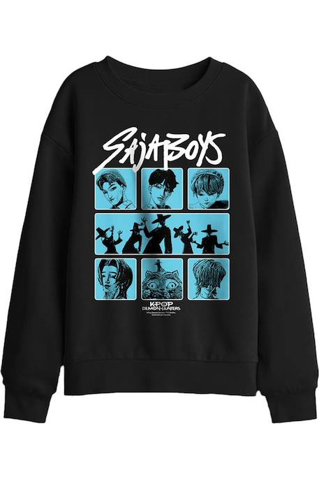 Sweat Saja boys Kpop demon Hunters Noir 1 - vertbaudet enfant 