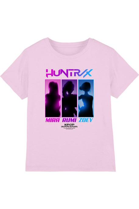 T-shirt huntrix Kpop Demon hunters Anthracite+Noir+Rose 9 - vertbaudet enfant 