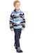 Pull polaire à zip col montant Cobalt+Rose 3 - vertbaudet enfant 