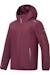Veste fille imperméable et isolante à capuche détail réfléchissant illuma Pourpre 4 - vertbaudet enfant 