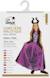 Déguisement enfant fille sorcière maléfique robe et serre-tête Noir, violet 2 - vertbaudet enfant 