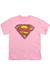 T-shirt Superman style bouclier usé en coton Bleu roi+Rose 5 - vertbaudet enfant 