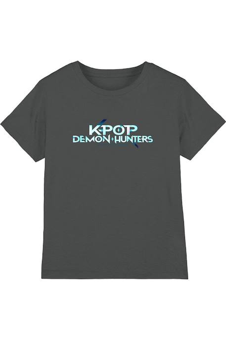 T-shirt enfant K-pop Demon hunters Bleu marine+Charbon+Noir+Violet 7 - vertbaudet enfant 